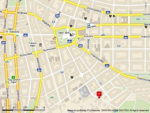 Mapa Mapa - Koperníkova 2